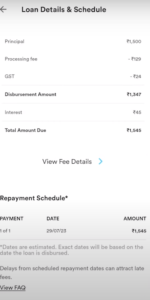 branch loan app emi and charges 